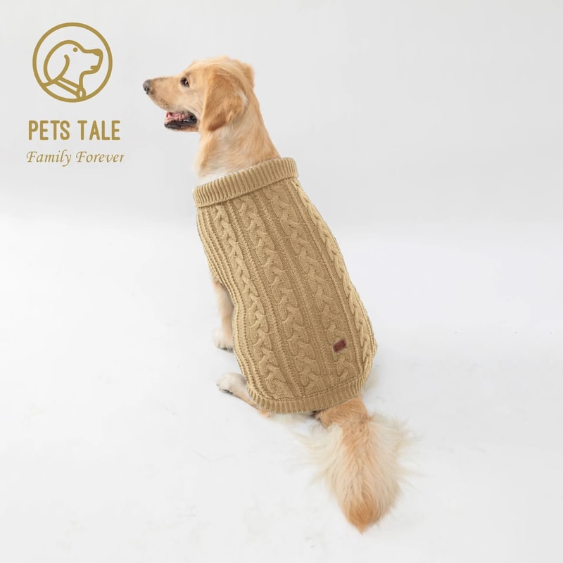 SnuggleKnit Winter Dog Sweater For Warm And Stylish Comfort 1