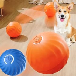 bouncebuddy interactive automatic moving dog toy ball