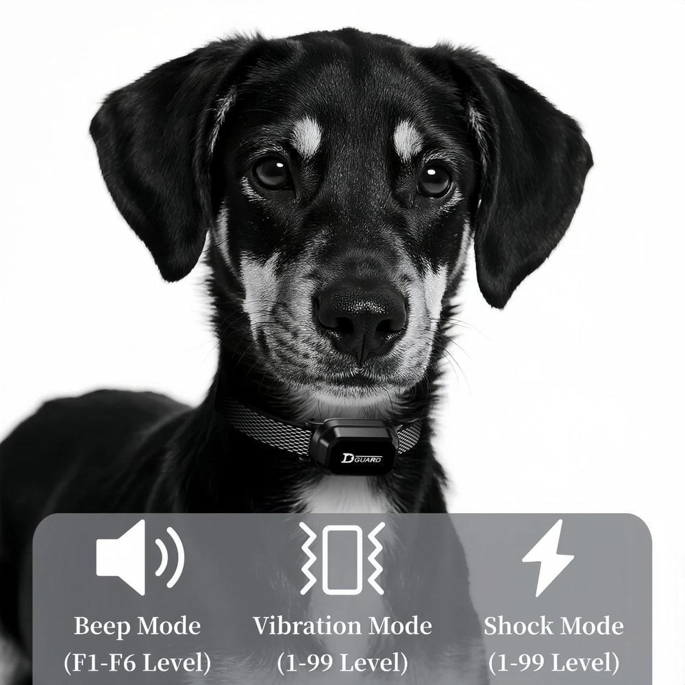 TrainPro Waterproof Remote Dog Training Collar For Large Range Control 8