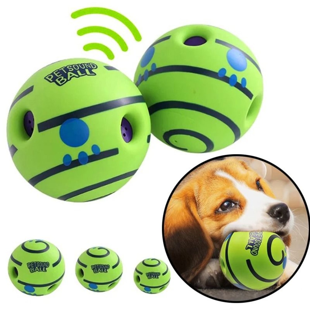GiggleRoll Interactive Dog Toy Ball For Active Playtime 0