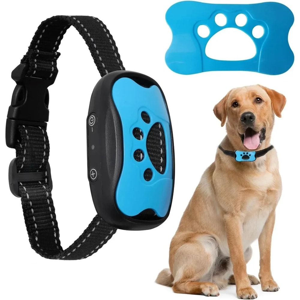 QuietPaw Rechargeable Ultrasonic Anti Bark Dog Training Collar 2