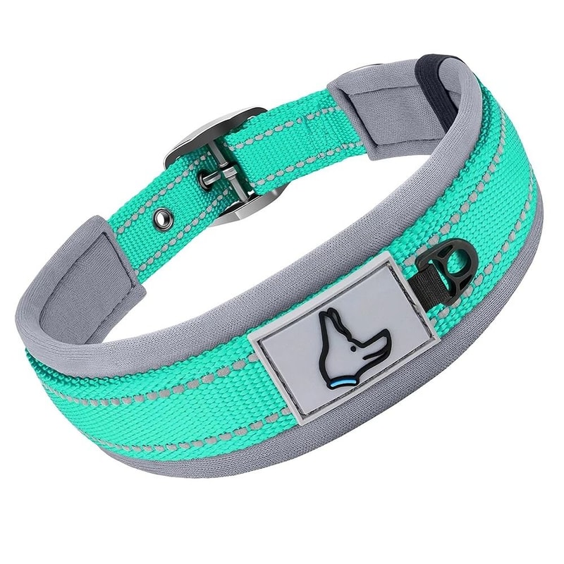 ComfortGuard Reflective Padded Dog Collar For Small Medium And Large Dogs 11