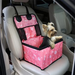 travelguard portable dog car seat cover with storage pockets