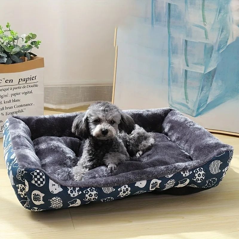 CozyNest Plush Dog Bed Sofa Mat For Small Medium And Large Pets 5