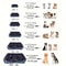 CozyNest Plush Dog Bed Sofa Mat For Small Medium And Large Pets 6