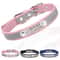 Personalized PU Leather Dog Collar With Engraved Name Tag 8