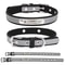 Personalized PU Leather Dog Collar With Engraved Name Tag 2