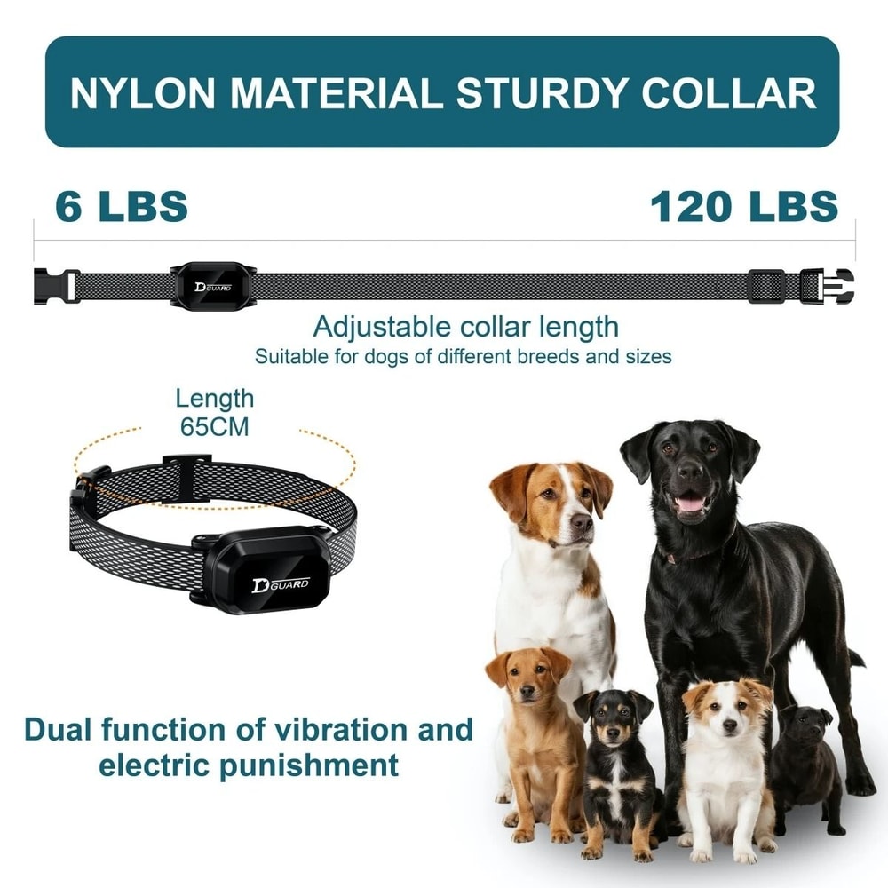 SmartControl Waterproof Dog Training Collar With Remote And LCD Display 7