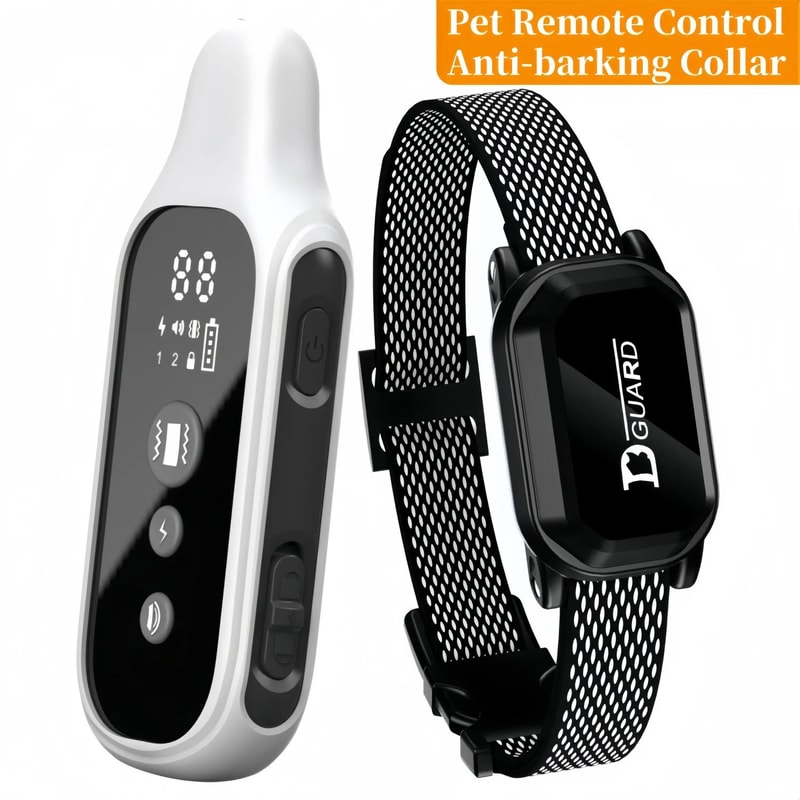 SmartControl Waterproof Dog Training Collar With Remote And LCD Display 0