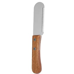 protrim stainless steel pet stripping knife grooming comb