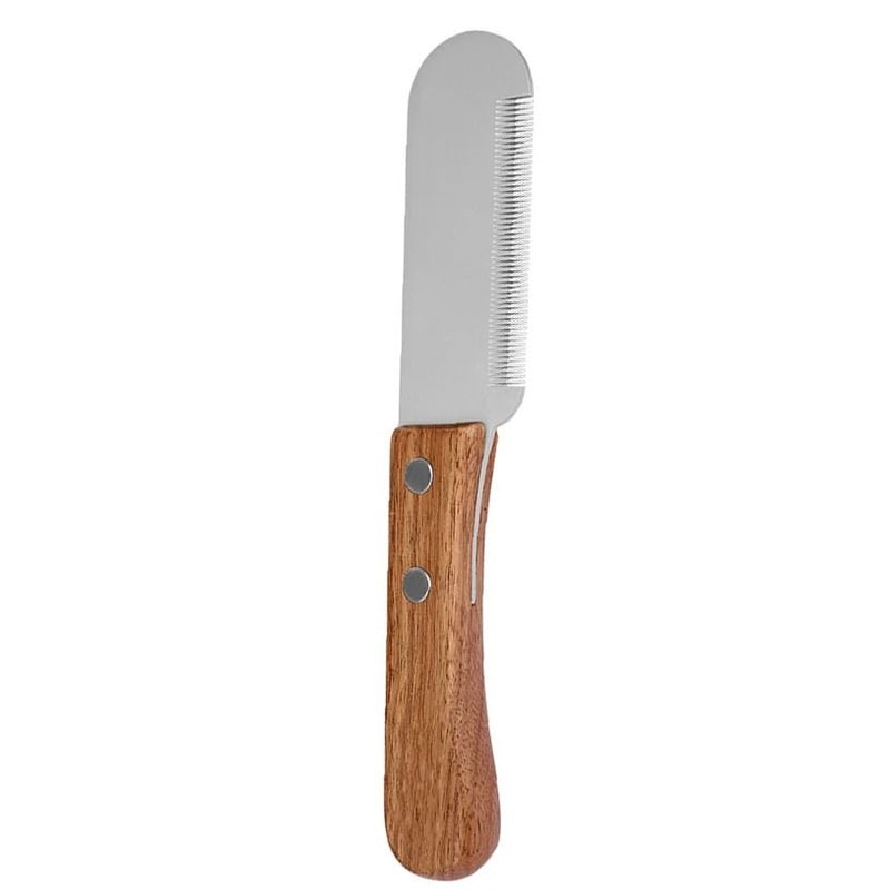 ProTrim Stainless Steel Pet Stripping Knife Grooming Comb 0
