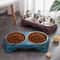 DuoServe Stainless Steel Pet Double Bowl For Dogs And Cats 6