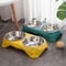 DuoServe Stainless Steel Pet Double Bowl For Dogs And Cats 8