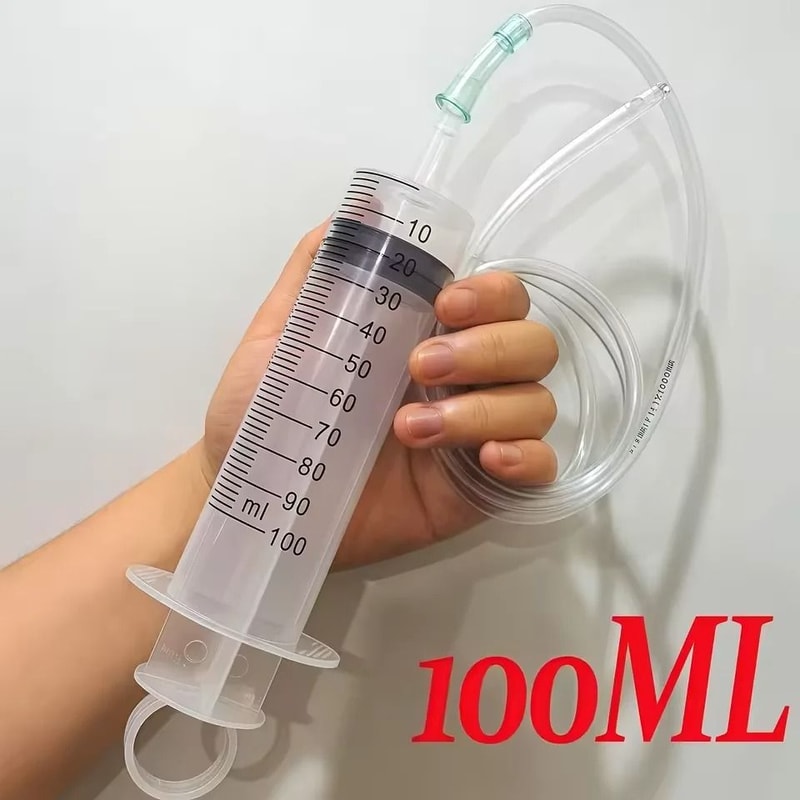 PrecisionFlow Pet Feeding Syringe With Hose For Liquid Feeding And Measuring 3