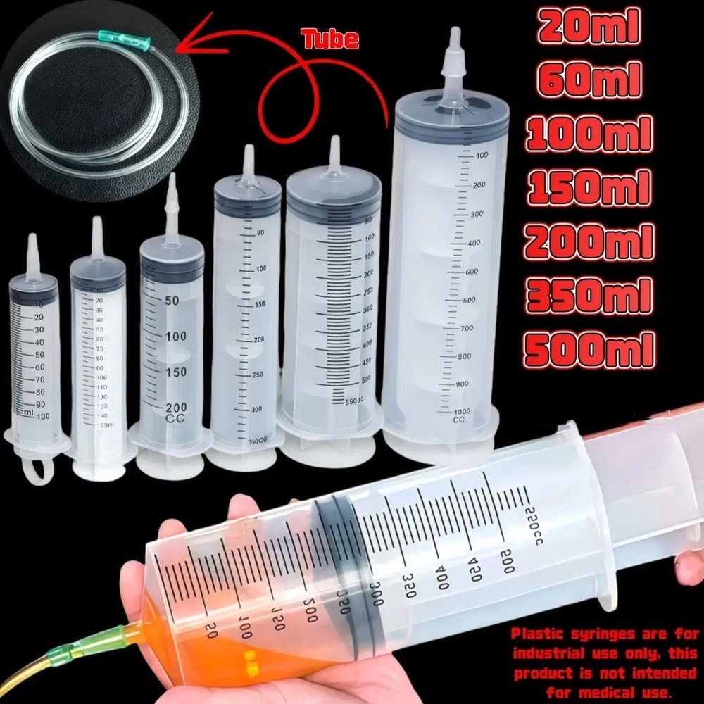 PrecisionFlow Pet Feeding Syringe With Hose For Liquid Feeding And Measuring 13