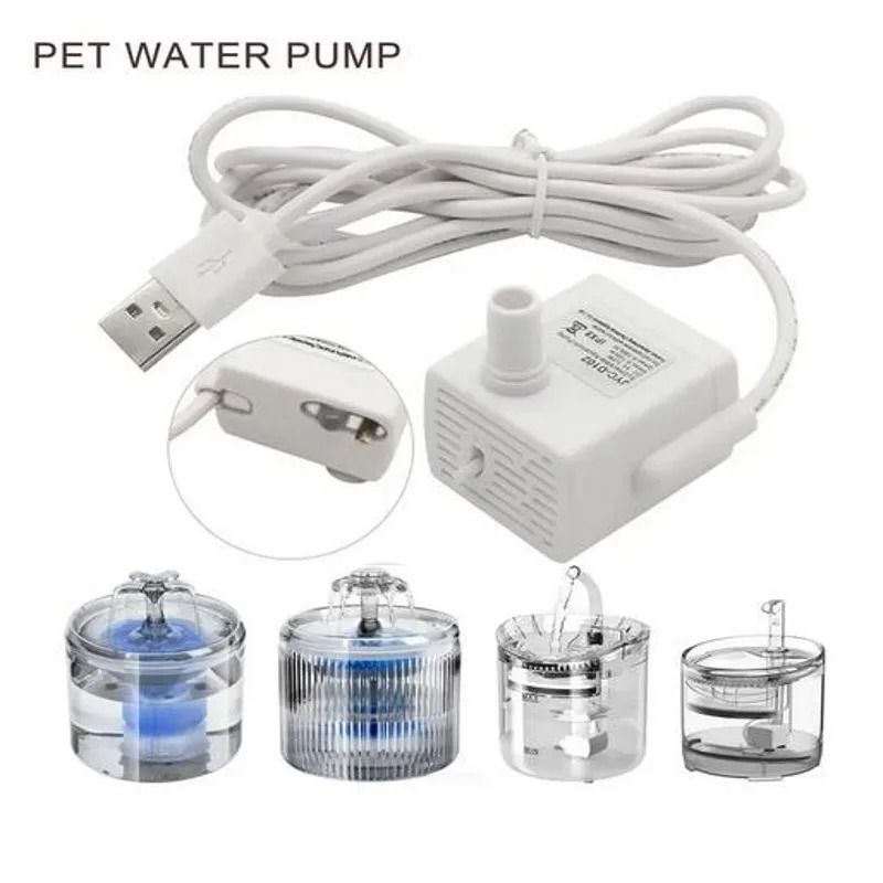 FlowPure Replacement Pet Water Fountain Pump For Cat And Dog Drinkers 0