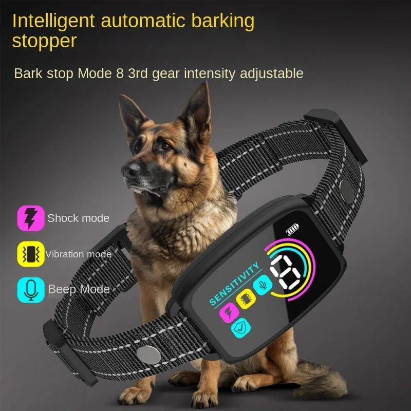 QuietGuard Smart Anti Bark Dog Collar Waterproof Automatic Training Collar 6