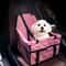 Foldable Dog Car Seat Cover Travel Hammock With Safety Harness For Cats And Dogs 0