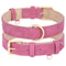 Soft Padded Dog Collar Leash Set Adjustable PU Leather Lead For Small And Medium Dogs 7