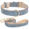 Soft Padded Dog Collar Leash Set Adjustable PU Leather Lead For Small And Medium Dogs 14