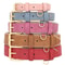 Soft Padded Dog Collar Leash Set Adjustable PU Leather Lead For Small And Medium Dogs 0