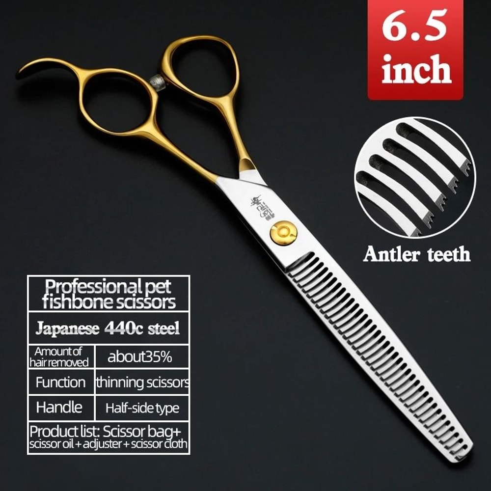 Professional Dog Grooming Scissors Set Japan 440C Pet Shears For Precision Cutting 2