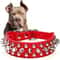 Adjustable Spike Dog Collar PU Leather Punk Rivet Collar For Small Dogs And Cats 2