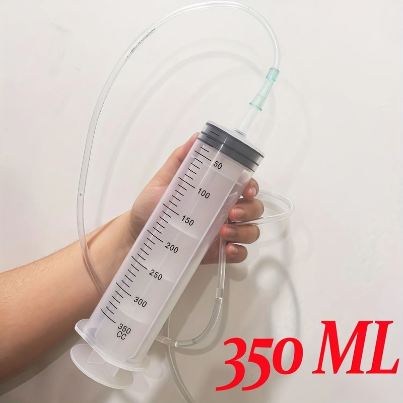 Portable Fluid Transfer Syringe Kit Car Water Suction And Injection Tool Set 6