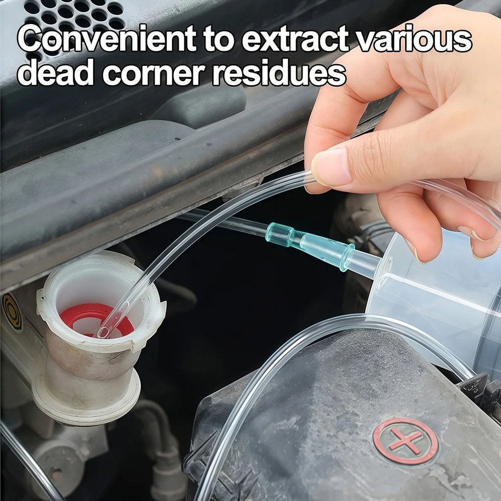 Portable Fluid Transfer Syringe Kit Car Water Suction And Injection Tool Set 10