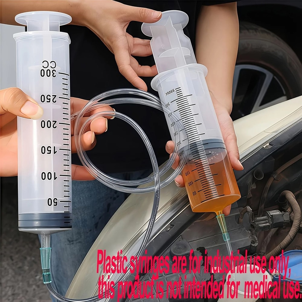 Portable Fluid Transfer Syringe Kit Car Water Suction And Injection Tool Set 11