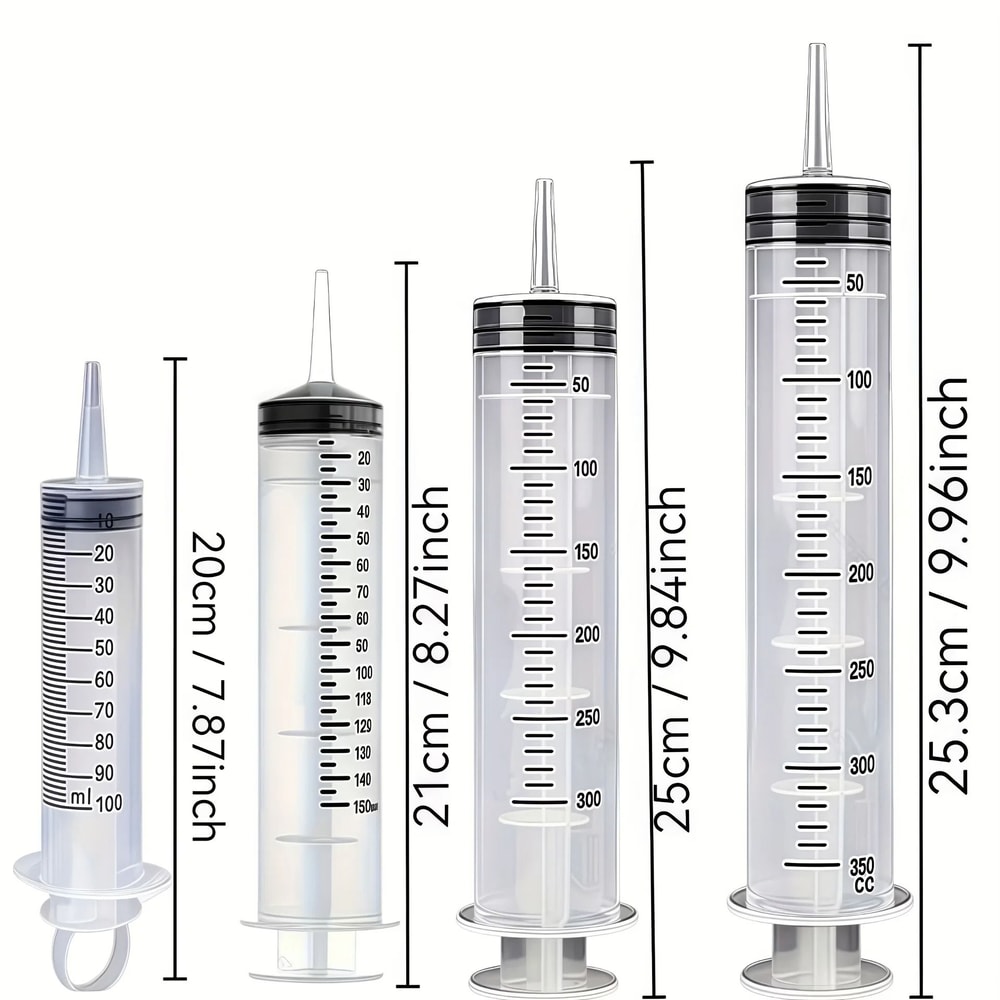 Portable Fluid Transfer Syringe Kit Car Water Suction And Injection Tool Set 12
