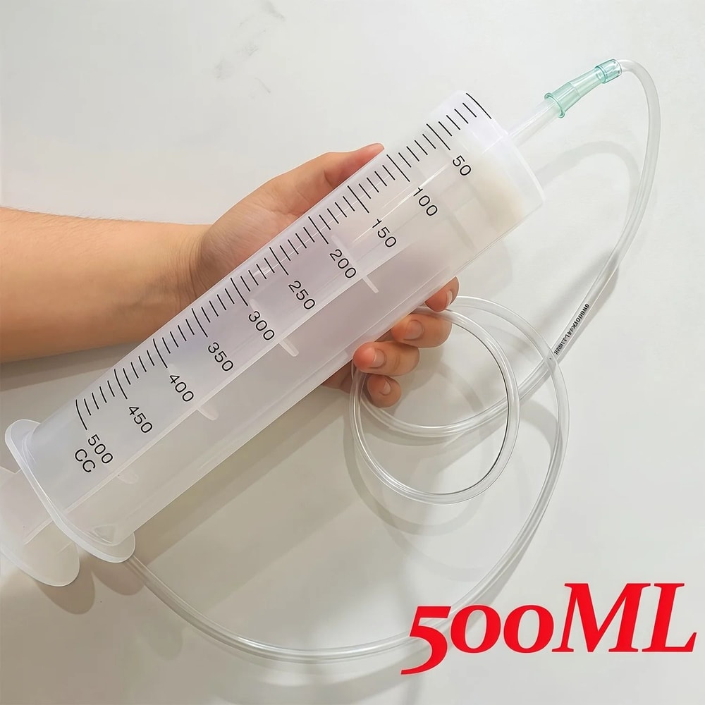 Portable Fluid Transfer Syringe Kit Car Water Suction And Injection Tool Set 7