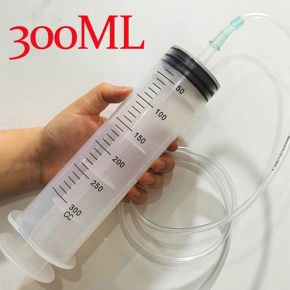 Portable Fluid Transfer Syringe Kit Car Water Suction And Injection Tool Set 5