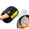 Reusable Pet Hair Remover Gloves Electrostatic Grooming Glove With Lint Roller Brush 0