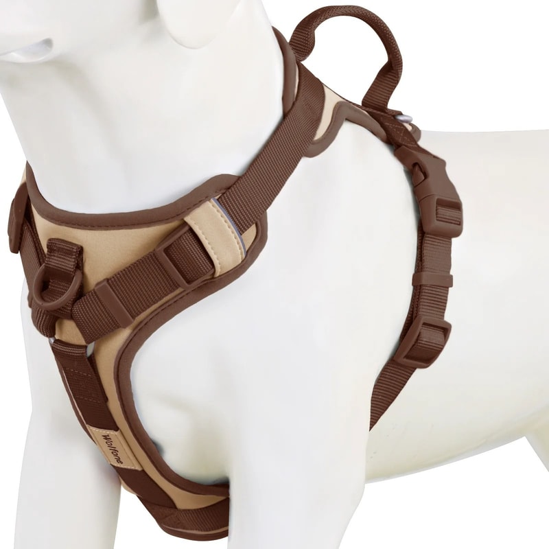 Luxury No Pull Dog Harness Adjustable Personalized Chest Strap For Small And Large Dogs 8