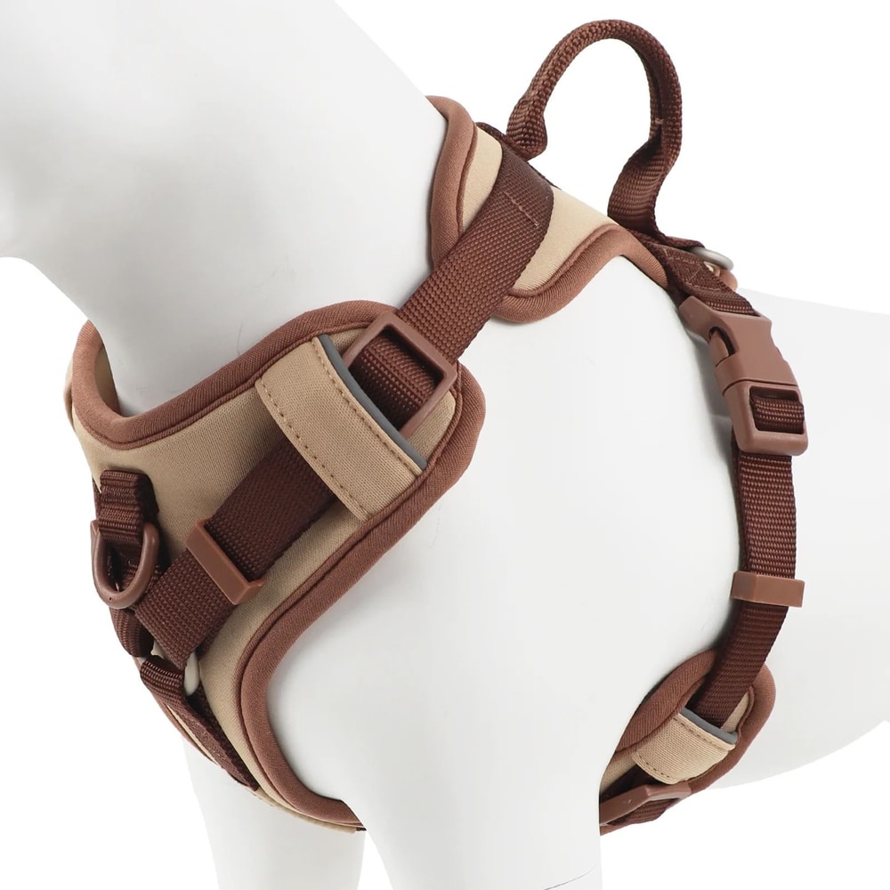 Luxury No Pull Dog Harness Adjustable Personalized Chest Strap For Small And Large Dogs 12