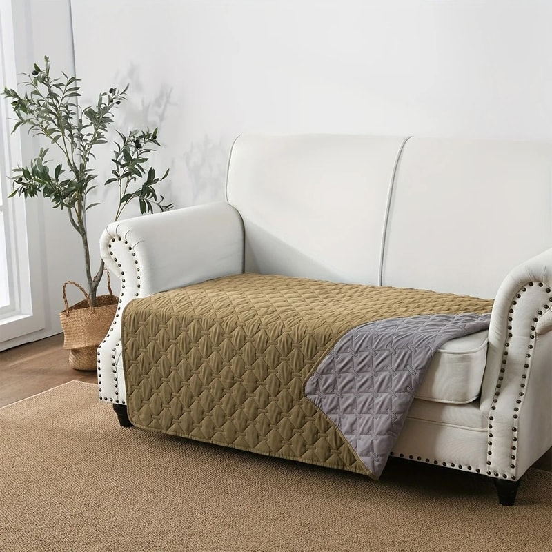 Double Sided Waterproof Dog Bed Cover Reversible Pet Blanket Sofa And Furniture Protector 2