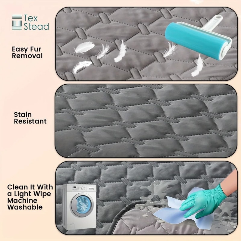 Double Sided Waterproof Dog Bed Cover Reversible Pet Blanket Sofa And Furniture Protector 3