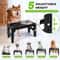 Adjustable Elevated Dog Feeder With Double Stainless Steel Food And Water Bowls 5