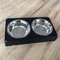 Adjustable Elevated Dog Feeder With Double Stainless Steel Food And Water Bowls 6
