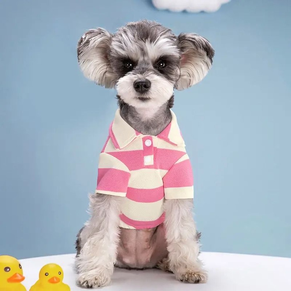 Summer Dog Polo Shirt Casual Pet T Shirt For Small And Large Dogs 1