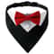 Formal Dog Bow Tie Collar Adjustable Tuxedo Bandana For Weddings And Parties 3