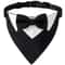 Formal Dog Bow Tie Collar Adjustable Tuxedo Bandana For Weddings And Parties 4