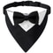 Formal Dog Bow Tie Collar Adjustable Tuxedo Bandana For Weddings And Parties 4