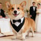 Formal Dog Bow Tie Collar Adjustable Tuxedo Bandana For Weddings And Parties 8
