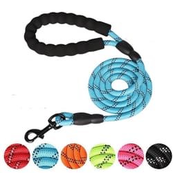 reinforced strong dog leash with soft handle for small medium and large dogs