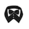 Formal Dog Tuxedo Bandana Collar Adjustable Bow Tie Costume For Weddings And Parties 1