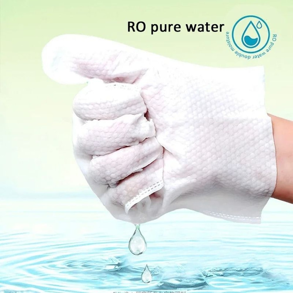 Wash Free Pet Cleaning Gloves Dry Grooming Wipes For Cats And Dogs Pack Of 6 3