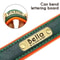 Customized Personalized Dog Collar Soft Padded PU Leather Collar With Engraved Nameplate 12
