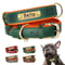 Customized Personalized Dog Collar Soft Padded PU Leather Collar With Engraved Nameplate 13